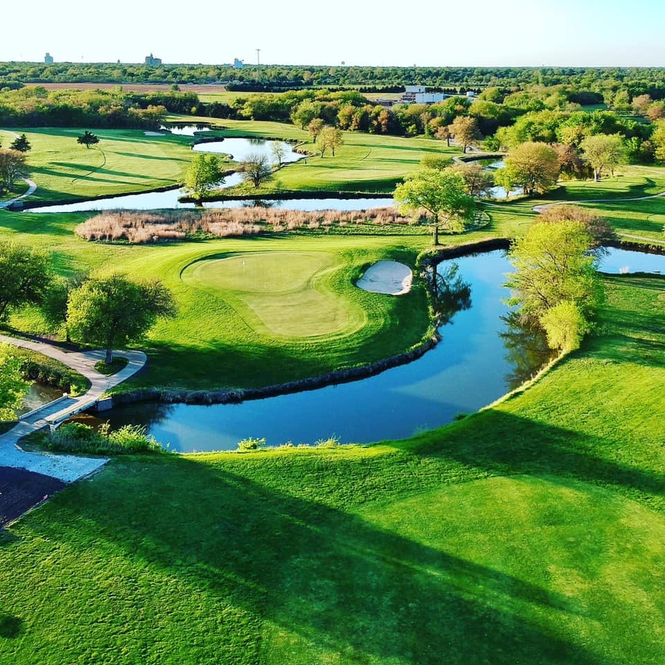 River on golf course